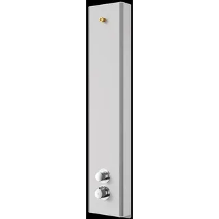 KWC Duschpaneel, F5, hydr., Edelstahl, Thermostat, f. Duschkopf, Spez.-schr
