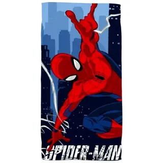 SpiderMan Strandtuch 70 x 140 cm blau