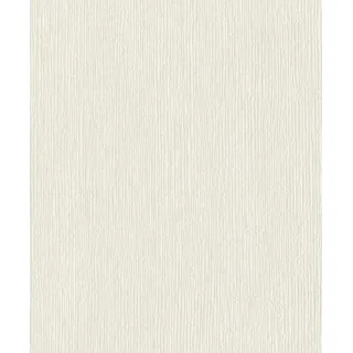 Rasch Textil Rasch Welcome home Vliestapete Längsstruktur-Uni Creme-Weiß, Uni, 10.05 x 0.53 m)