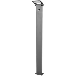 LUCANDE Außenleuchte Aluminium 100,0 cm inkl. Bewegungsmelder Schwarz