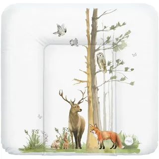 Ceba Baby® Wickelauflage 75x72 cm – Weiche Wickeltischauflage für Jungen & Mädchen – Wasserdicht & Abwaschbar – OEKO-TEX® 100 – Made in EU - Wald