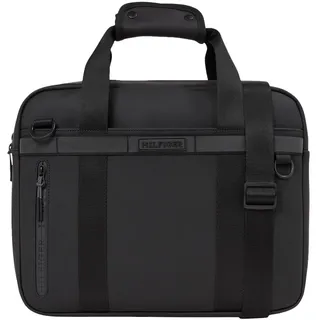 Tommy Hilfiger Th Monotype Computer Bag Laptoptasche, Herren, Schwarz (Black), Os