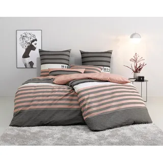 OTTO home Majoran Polycotton recycelt apricot 135 x 200 cm + 80 x 80 cm	