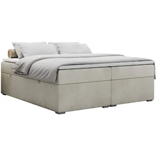 MKS Boxbett, BESS 180/200 Beige Velvet - H3