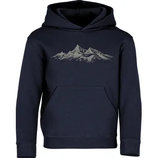 Baddery Kinder Kletter Hoodie - „Alpengipfel“ (Navy 164) - 164
