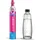 Glasflasche 1 l + Zylinder