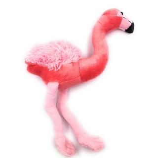 Onwomania Plüschtier Kuscheltier Stoff Tier Flamingo pink Vogel 28 cm