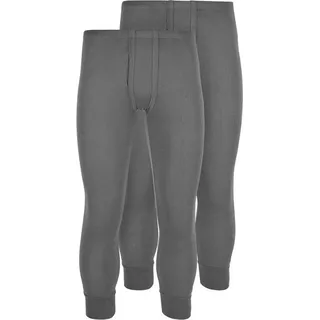 normani Thermounterhose 2 Stück Herren Thermo-Unterhose Thermounterwäsche Skihose Unterziehhose grau 8/L