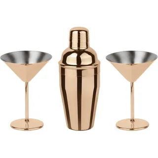Rosenthal, Bar Zubehör, Set3t.Cockt.Martini Bar Utensils Edelstahl/PVD Kup (Cocktail Set)