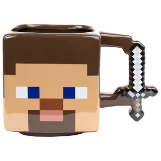 Minecraft Tasse – Steve Tasse aus Keramik – 650 ml Fassungsvermögen – Neuheit Gaming Merchandise