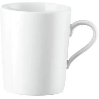 ARZBERG Becher Becher m.H. 0,31 ltr. Tric Weiss, 1-tlg., Porzellan, Becher m.H., Ø7,6cm, Porzellan weiß