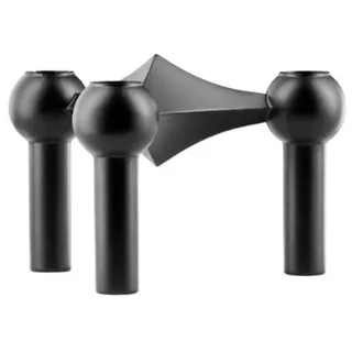STOFF Nagel candle holder - black