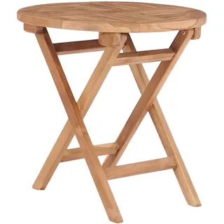 vidaXL Gartentisch 61 x 47 x 14 cm Braun