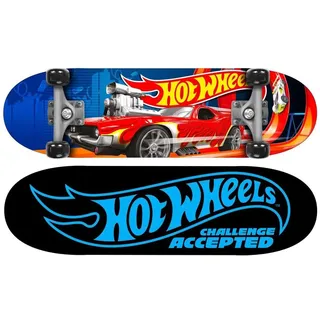 Stamp S.A.S. Skateboard im Hot-Wheels-Design Mehrfarbig