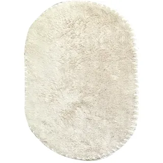 Karaca Roundie Badematte, Baumwolle, Hellgrau, 60x90 cm