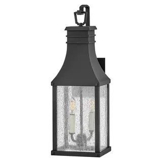 Elstead Lighting Außenwandleuchte Aluminium 58,4 cm 2x E14 Schwarz