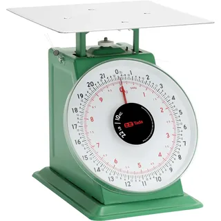 Tada Mechanische Küchen- und Lebensmittelwaage, 10 kg, robust, mit Edelstahl-Plattform
