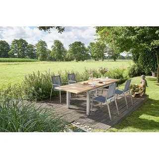 Diamond Garden Levanto Ausziehtisch 170-270 x 90 x 77,5 cm Weiß