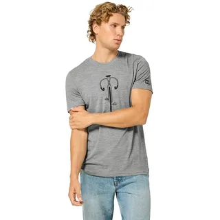 super.natural Vintage Bike Tee grau S