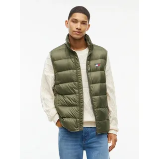 Tommy Jeans Daunenweste TJM LIGHT DOWN PACKABLE VEST Regular fit mit Stehkragen, mit Daunenfüllung grün XL (52)