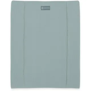 emma & noah Wickelauflagenbezug, 65x50 cm, Baby Wickelauflage für Wickeltisch, Bezug für Wickelunterlagen, 100% Bio-Baumwolle, Hygienisch und Atmungsaktiv (Essential Mint)