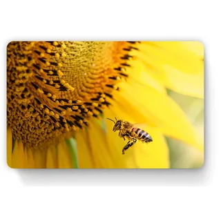 100 Visitenkarten, laminiert, inkl. Kartenspender - Imker Bienen Honig (Design 432187529)