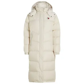 Tommy Jeans Curve Steppmantel TJW ALASKA LONG PUFFER EXT in Großen Größen beige XXXL (46)