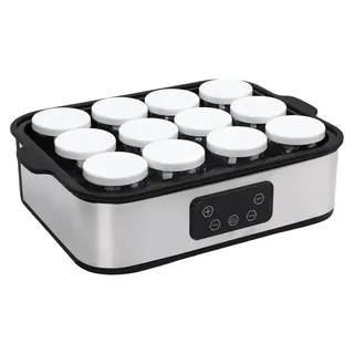 Elektrische Joghurt-Maschine 0-48h Timer Automatische Joghurt-Maschine konstante Temperatur mit 12 Stück 180ml Becher EU-Stecker 220V