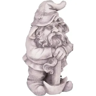 deluke Gartenfigur THEO Zwerg 22cm Weiß