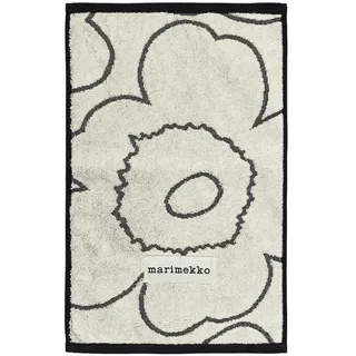 Marimekko - Piirto Unikko Gästehandtuch, 30 x 50 cm, ivory / schwarz