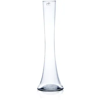 Glasvase "Big Solifleur X" Vase Glas Blumenvase Tischvase Bodenvase, hot cut 50 cm