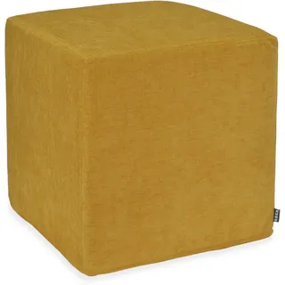 H.O.C.K. Sitzhocker H.O.C.K. Lucky Hocker Cube eckig 45x45x45cm maiz gelb col. 28, Hocker, Barhocker & Sitzhocker, Pouf, Badhocker, Wohnzimmer Hocker gelb
