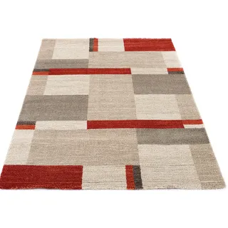 OCI DIE TEPPICHMARKE Castle Beppo Webteppich 200 x 250 cm Rot/Beige/Braun