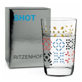 Ritzenhoff Schnapsglas Next Shot N. Ladeiro 40 ml, Kristallglas bunt|weiß