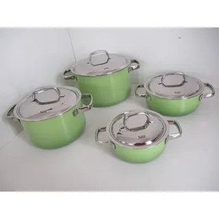 SILIT PASSION TOPFSET INDUKTION 4-TEILIG, FRESH GREEN / LEMON GREEN NEU & OVP