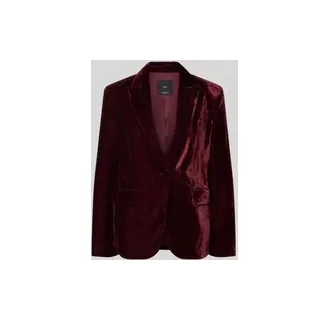 Regular Fit Blazer aus Samt Modell 'COMBI', Bordeaux, XS