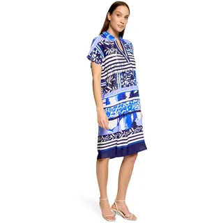 Betty Barclay Sommerkleid Blau/Weiß 38
