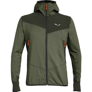 Salewa Agner Hybrid Polarlite/Durastretch Kapuzenjacke Herren Dunkelolivmelange XL