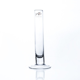 Sandra Rich Vase Glas Blumenvase Reagenzglas Glasvase -Solifleur-rund klar Ø 3 cm H 20 cm