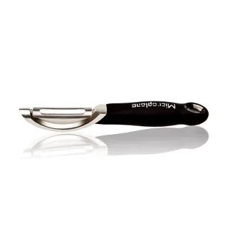 Microplane Profi Schäler Sparschäler L 18,5 cm Schwarz Edelstahl