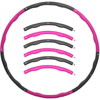 Matchu Sports - Hula Hoop Reifen Gymnastikreifen 1,2 kg 100 cm Lila/Grau