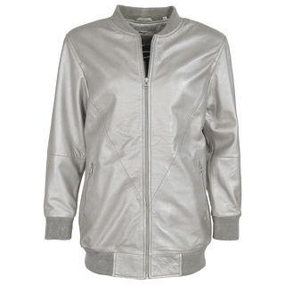 Blouson MAZE "42021248" Gr. XS, silberfarben (silver) Damen Jacken Übergangsjacken