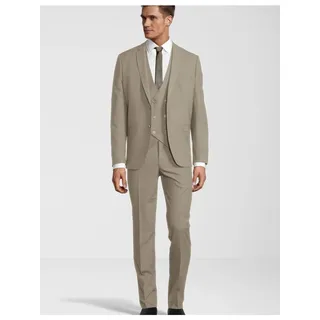 Steffen Klein Anzug Slim-Fit in beige | Gr.: 50