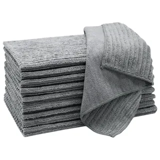 ZOLLNER Geschirrtuch Duopoll 45 x 65 cm, grau