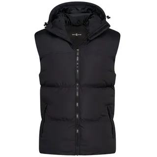 SOULSTAR Steppweste S2MOLDE Winterjacke mit Kapuze warmer Bodywarmer schwarz XL