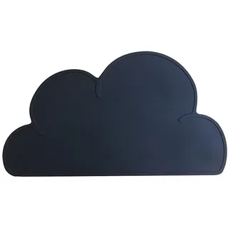 Addfun®Kids Silikon Wolke Platzdeckchen Non Slip Tischset Schutz Speise Dekoration tragbar Baby Tischsets,Schwarz