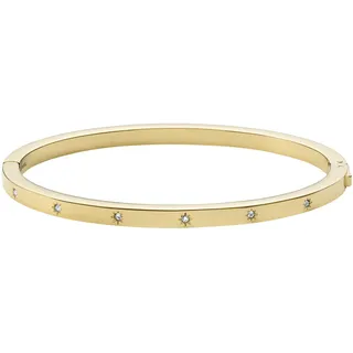 Fossil Vintage Glitz Armreif Edelstahl gold 03872710 Größe 61 x 57 mm