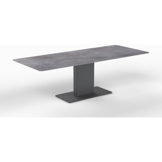 Tisch Glarus Mollis rechteckig - 180 x 90 cm Dekton bromo