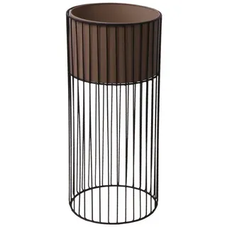Trendline Pflanzgefäß Ø 32 x 70 cm Schwarz/Taupe