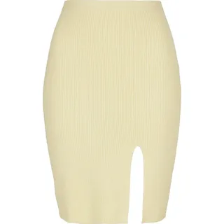 URBAN CLASSICS Knit Midirock Soft Yellow 5XL